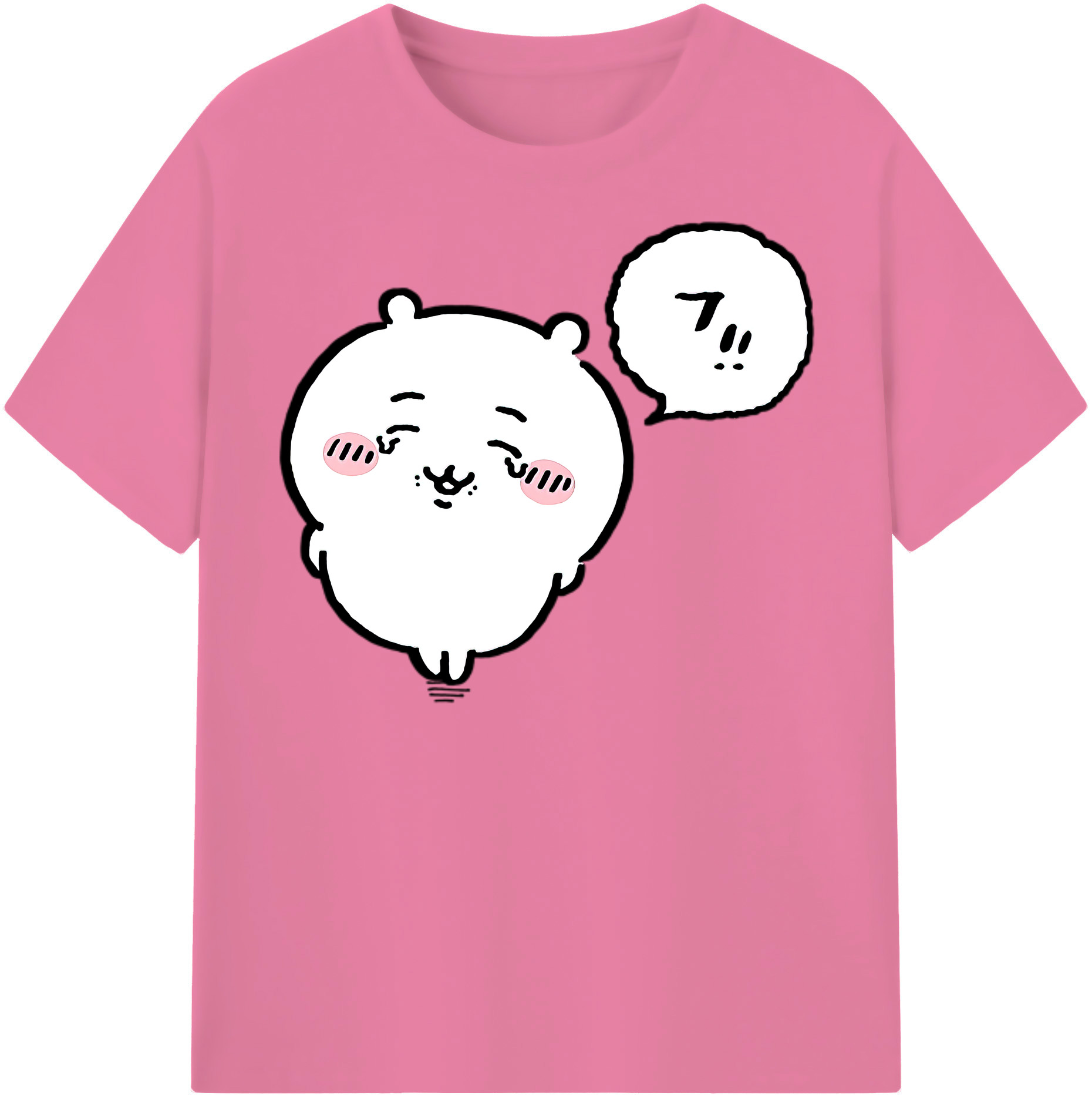 （画像用） ちいかわ ちいかわ Chii-kawa chiikawa 綿100％半袖Tシャツ（フロントプリント）
